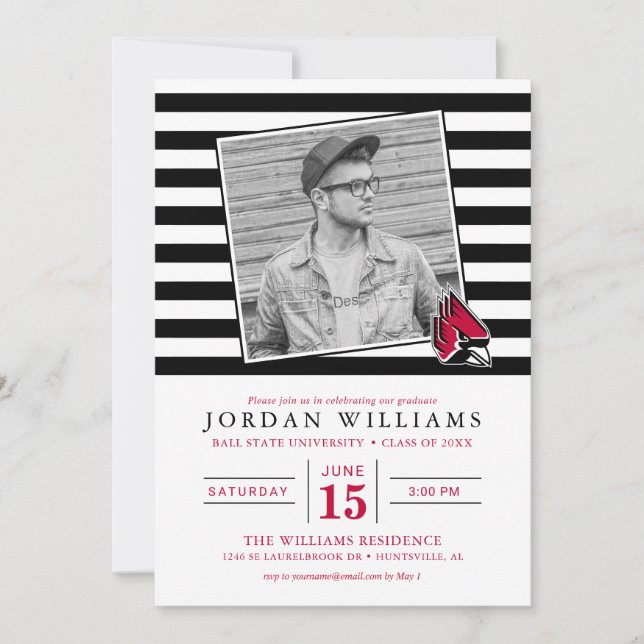 Ball State University Graduation Announcement (Front)