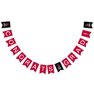Ball State University Graduation Bunting Flags