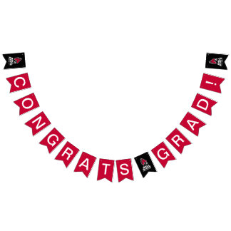 Ball State University Graduation Bunting Flags