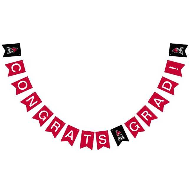 Ball State University Graduation Bunting Flags (All)