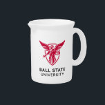 Ball State University Logo Beverage Pitcher<br><div class="desc">Check out these new Ball State University designs! Show off your Cardinal pride with these new University of Ball State products. These make perfect gifts for the Ball State student, alumni, family, friend or fan in your life. All of these Zazzle products are customizable with your name, class year, or...</div>