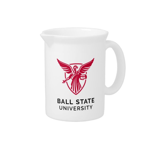 Ball State University Logo Beverage Pitcher (Right)