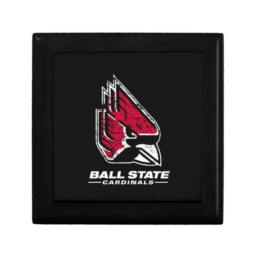 Ball State University Logo Distressed Gift Box