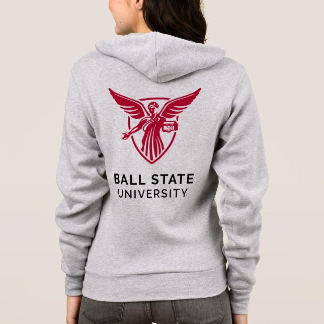 Ball State University Logo Hoodie (Back)