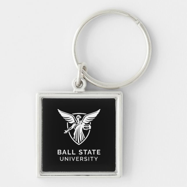 Ball State University Logo Keychain (Front)