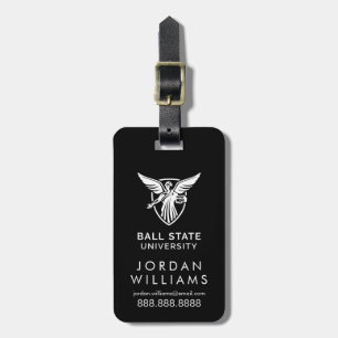 Ball State University Logo Luggage Tag