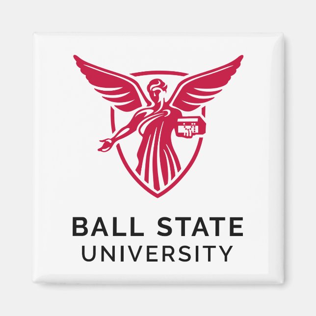 Ball State University Logo Magnet (Front)