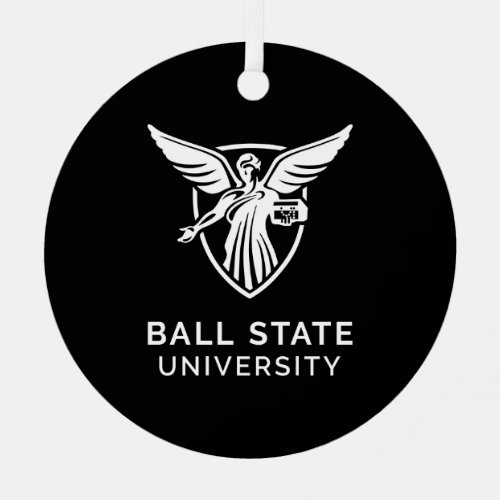 Ball State University Logo Metal Ornament