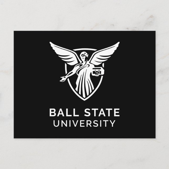 Ball State University Logo Postcard (Front)
