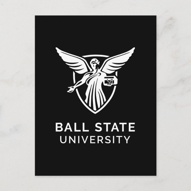 Ball State University Logo Postcard (Front)
