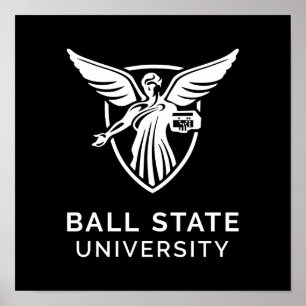 Ball State University Logo Poster
