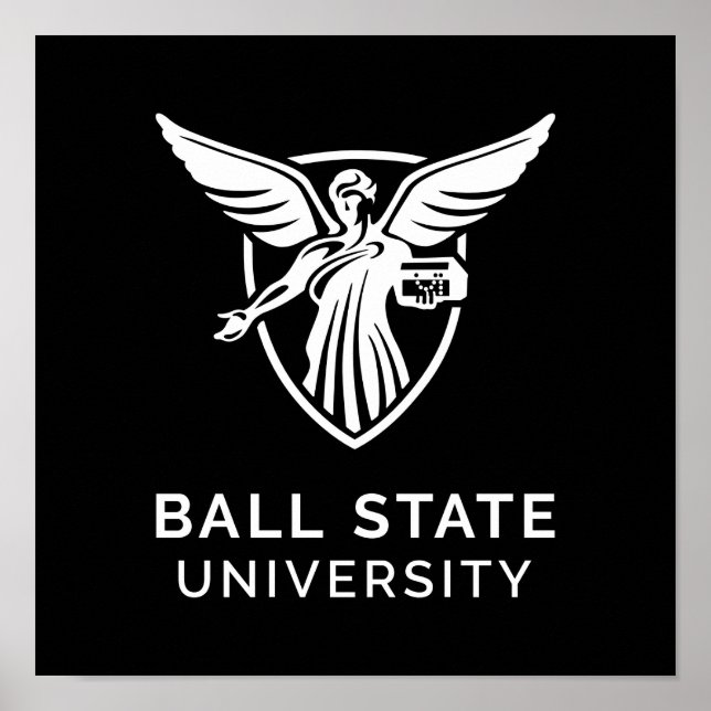 Ball State University Logo Poster (Front)