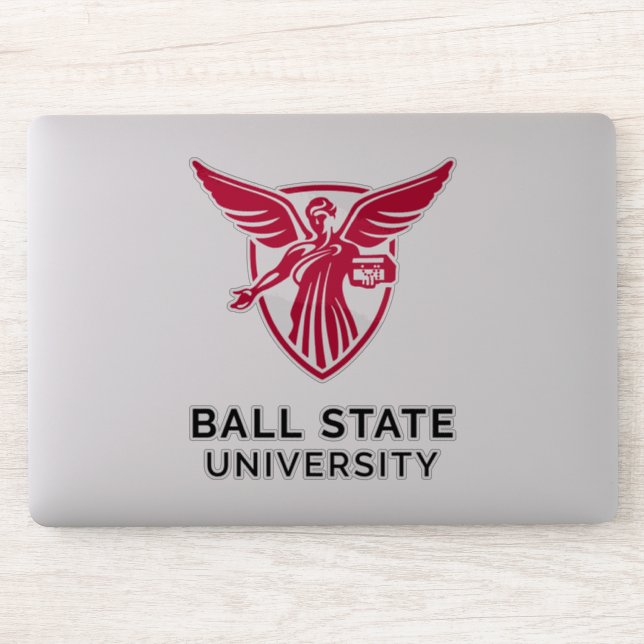 Ball State University Logo Sticker (Computer)