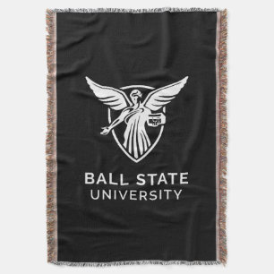 Ball State University Logo Throw Blanket