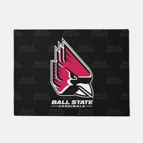 Ball State University Logo Watermark Doormat