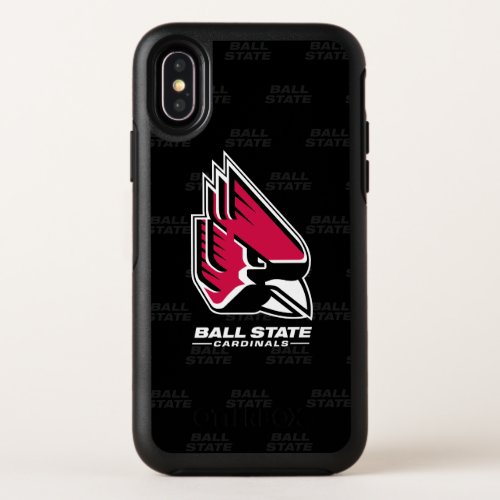 Ball State University Logo Watermark OtterBox Symmetry iPhone X Case