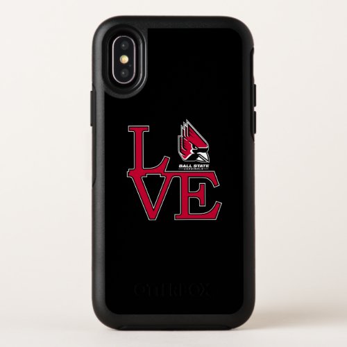 Ball State University Love OtterBox Symmetry iPhone X Case