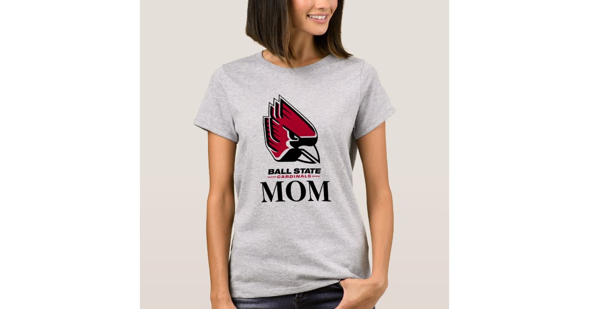 Women's Cardinal Ball State Cardinals Baseball T-Shirt