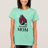 Women's Cardinal Ball State Cardinals Mom T-Shirt