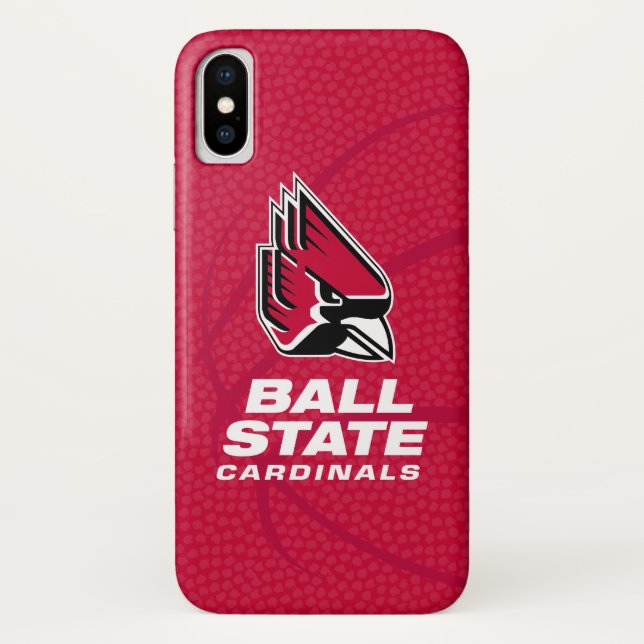 Ball State University State Basketball Case-Mate iPhone Case (Back)
