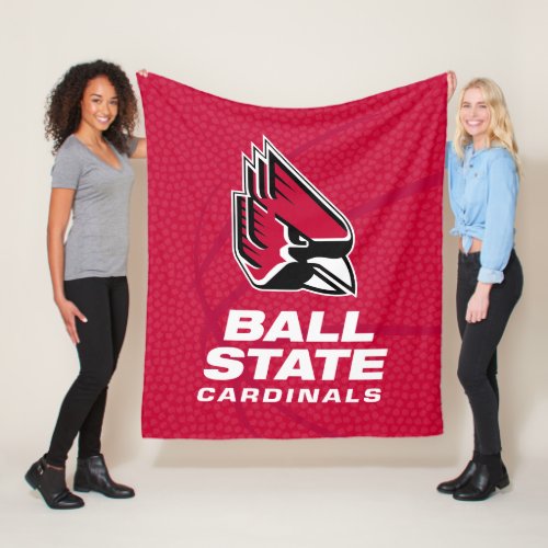 Ball State University State Basketball Fleece Blanket