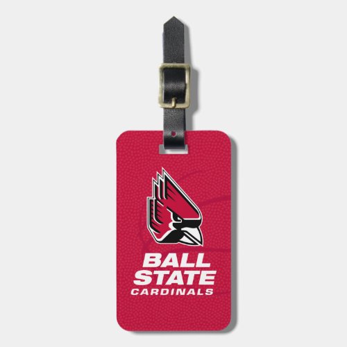 Ball State University State Basketball Luggage Tag