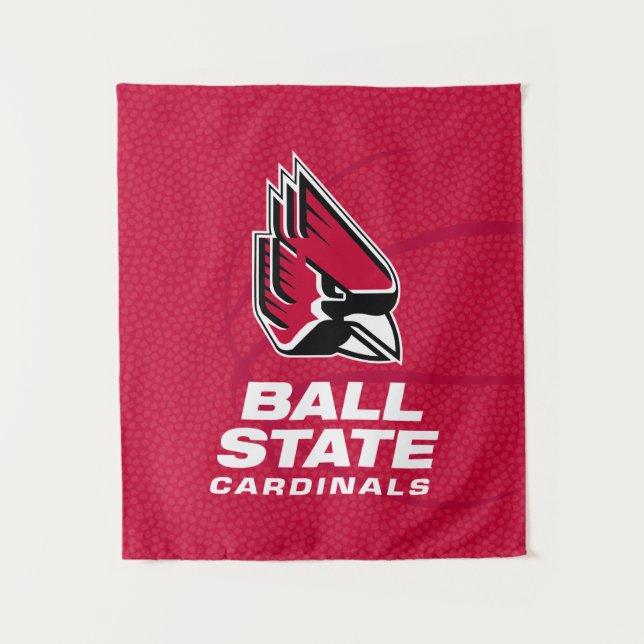 Ball State University State Basketball Tapestry (Front)