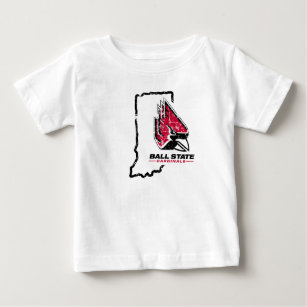 Ball State University State Love Baby T-Shirt