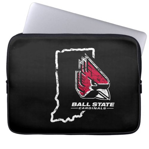 Ball State University State Love Laptop Sleeve