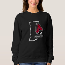 Ball State University State Love Sweatshirt Ball State University State Love Sweatshirt