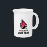 Ball State University Vintage Beverage Pitcher<br><div class="desc">Check out these new Ball State University designs! Show off your Cardinal pride with these new University of Ball State products. These make perfect gifts for the Ball State student, alumni, family, friend or fan in your life. All of these Zazzle products are customizable with your name, class year, or...</div>