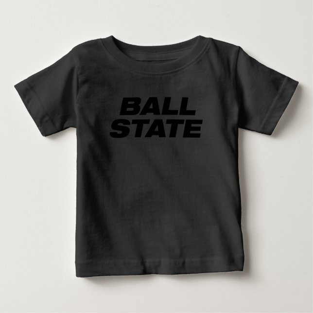 Ball State Wordmark Baby T-Shirt (Front)