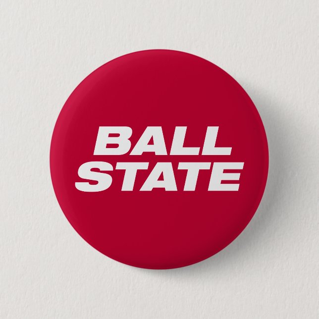 Ball State Wordmark Button (Front)
