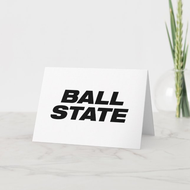 Ball State Wordmark Card (Front)