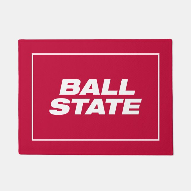 Ball State Wordmark Doormat (Front)