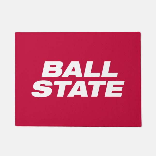 Ball State Wordmark Doormat (Front)