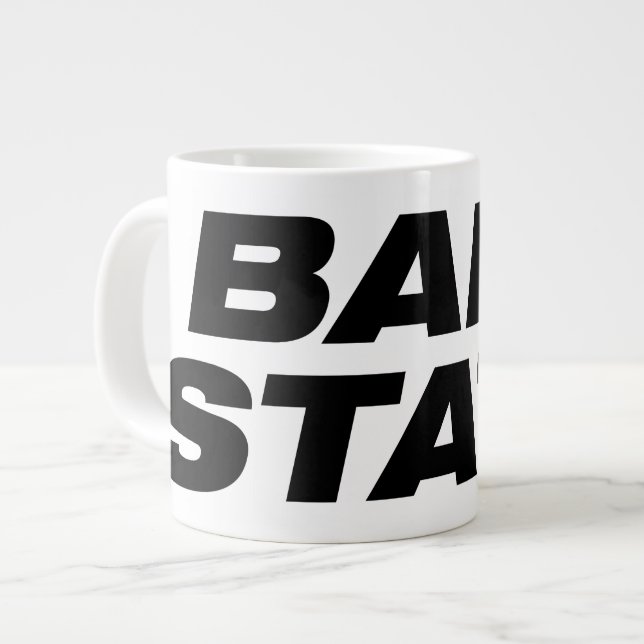 Ball State Wordmark Giant Coffee Mug (Front Left)