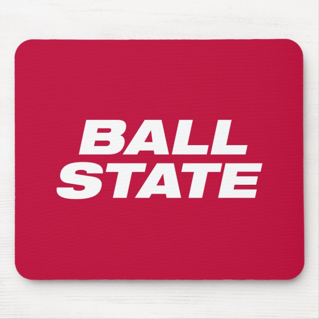Ball State Wordmark Mouse Pad (Front)