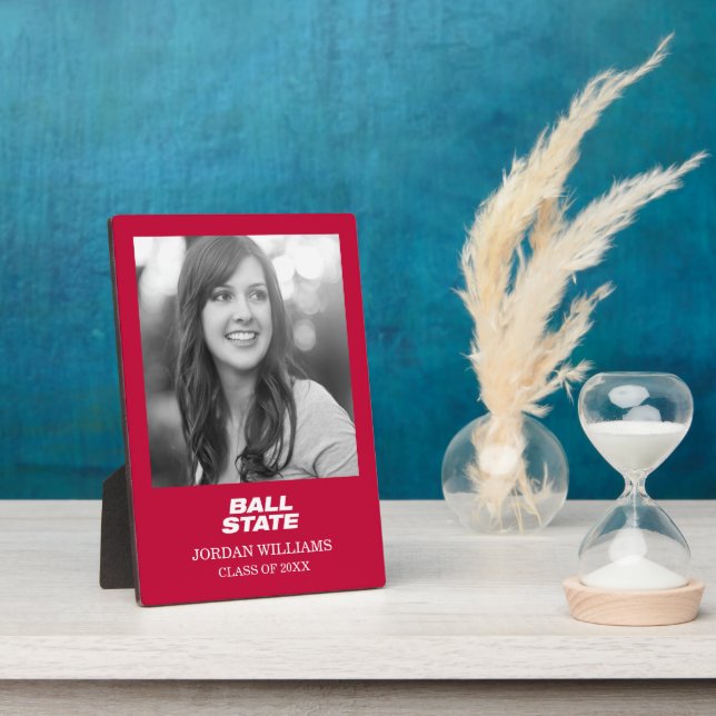 Ball State Wordmark Plaque (Side)