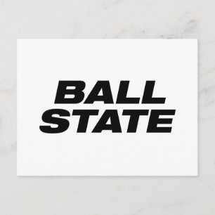 Ball State Wordmark Postcard
