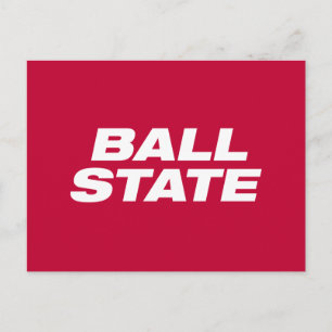 Ball State Wordmark Postcard