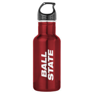 Ball State Wordmark Stainless Steel Water Bottle