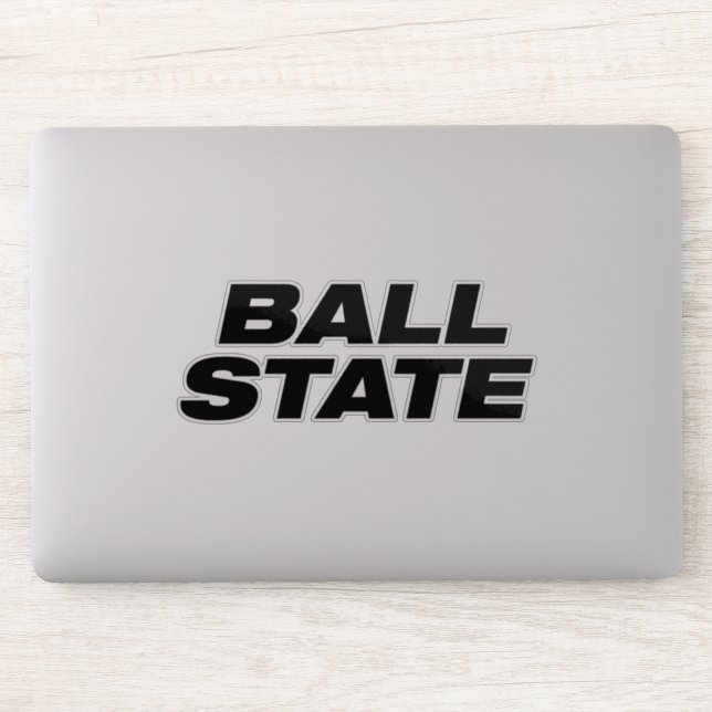 Ball State Wordmark Sticker (Computer)