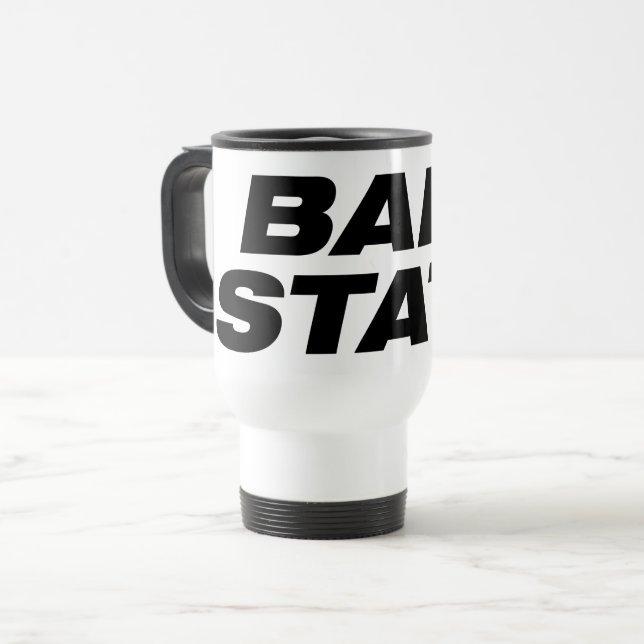 Ball State Wordmark Travel Mug (Front Left)