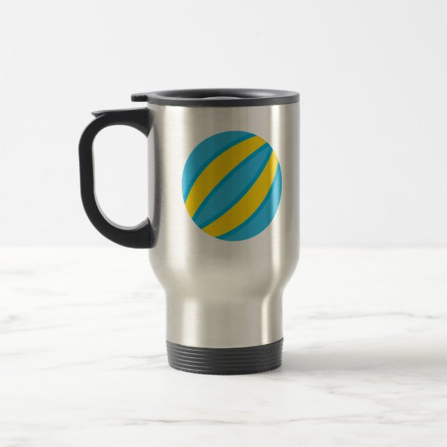 ball travel mug (Left)
