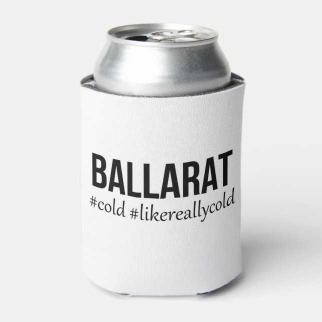 Ballarat Tourism Shop Coordinates Stubby Holder Can Cooler (Can Front)