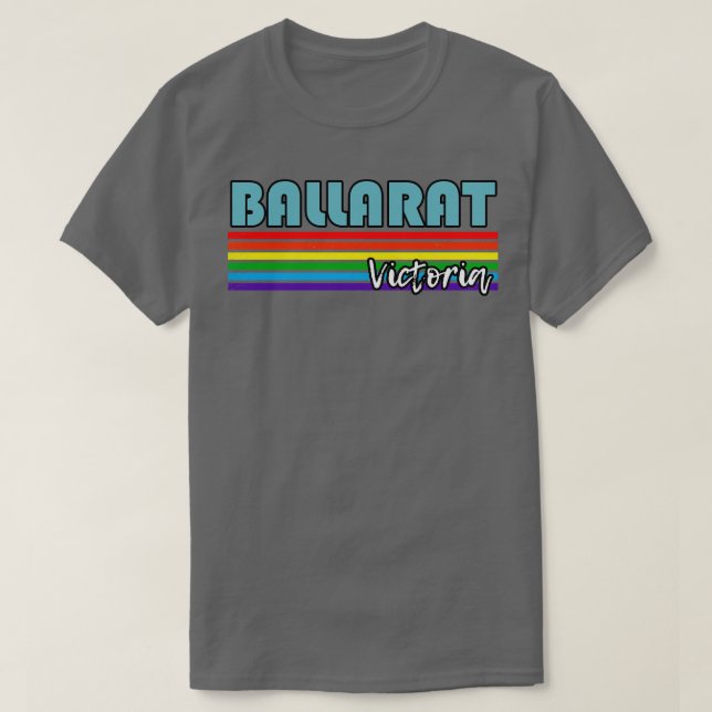 Ballarat Victoria Pride  Ballarat LGBT Gift LGBTQ  T-Shirt (Design Front)