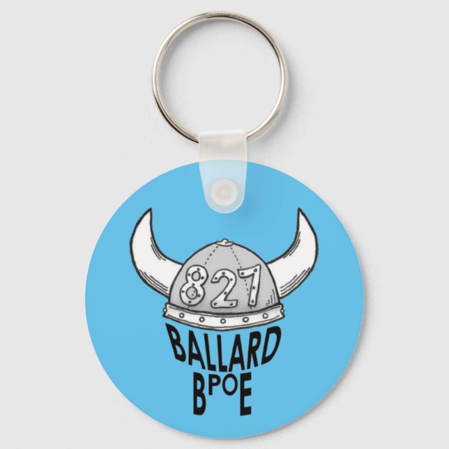 Ballard 827 Viking Helmet Keychain (Front)