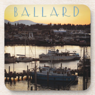 Ballard Boats Drink Coaster