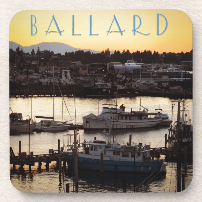 Ballard Boats Drink Coaster (Front)